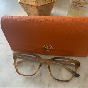 Tory Burch Readers 1.5 Strength with Leather Case